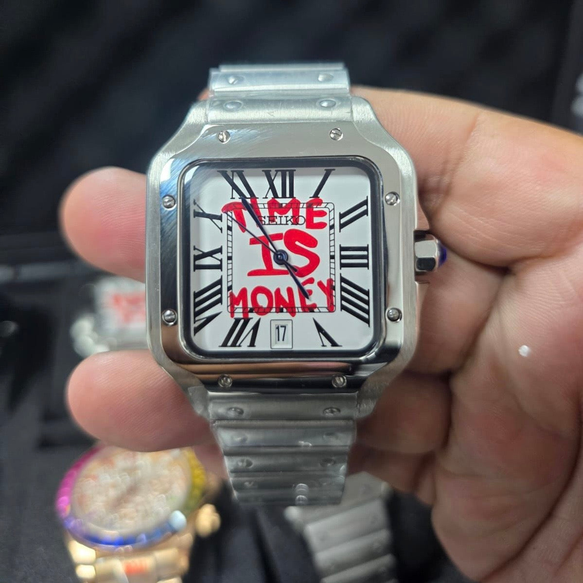 SEIKO SANTOS ¨TIME IS MONEY¨