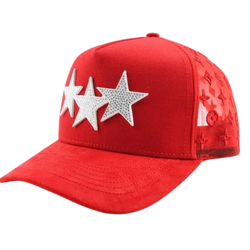 STAR HATS TRIPLE RED STAR